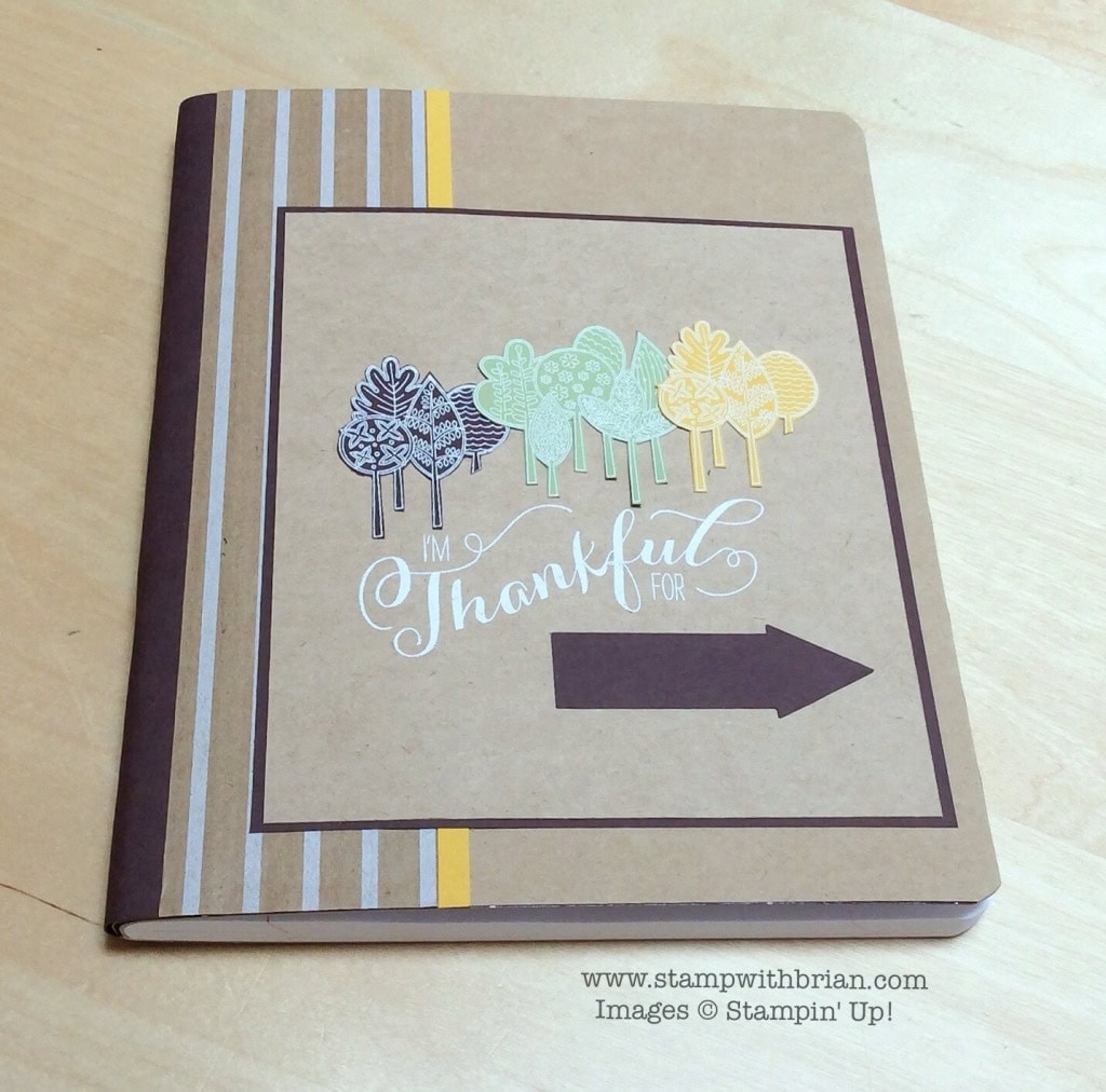 I'm Thankful For, The Newborn King, Thanksgiving Journal Cover, Stampin' Up!, Brian King