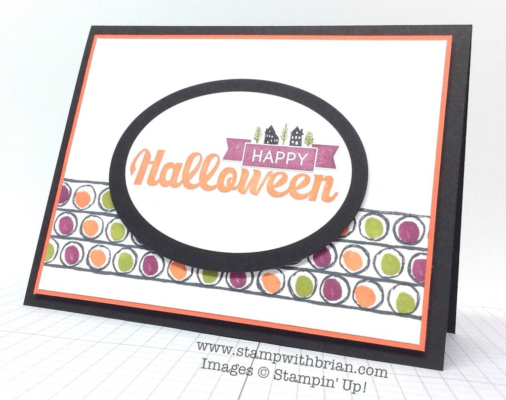 Halloween Street, Draw the Line, Stampin' Up!, Brian King, FMS155