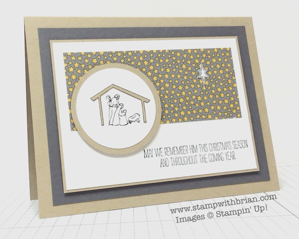 The Newborn King, Stampin' Up!, Brian King, MM130