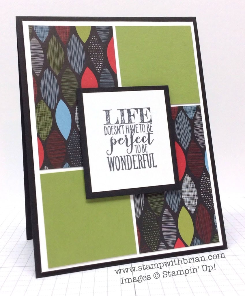 Perfect Pennants, Stampin' Up!, Brian King