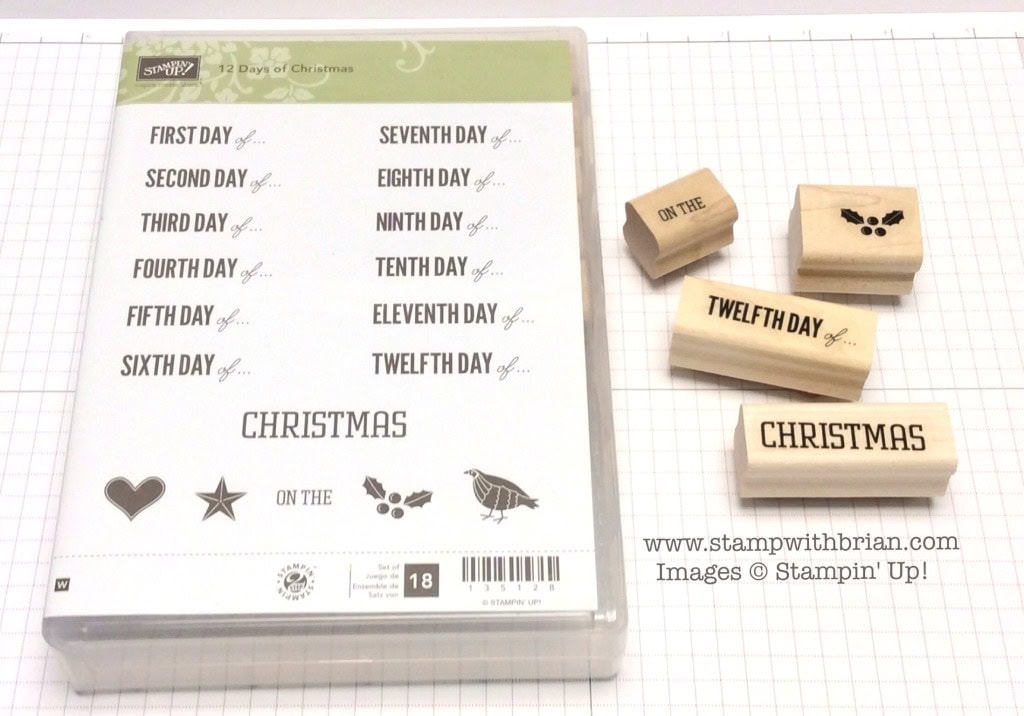 Partridge in a Pear Tree, 12 Days of Christmas, Stampin' Up!, Brian King 12 Days of Christmas, Stampin' Up!, Brian King