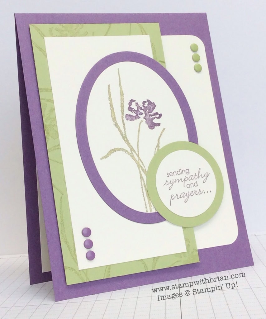 Love & Sympathy, Petite Pairs, Stampin' Up!, Brian King, FMS160