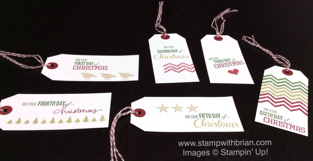 12 Days of Christmas, Work of Art, Cheerful Tags, Endless Wishes, Stampin' Up!, Brian King 12 Days of Christmas, Work of Art, Cheerful Tags, Endless Wishes, Stampin' Up!, Brian King