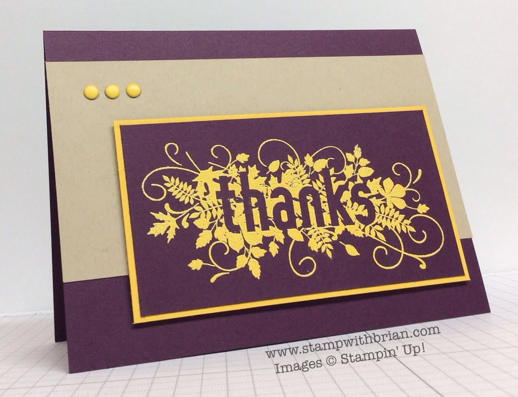 Seasonally Scattered, Stampin' Up!, Brian King