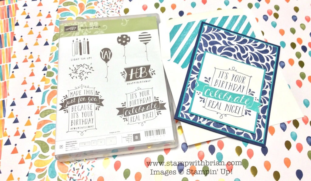 Balloon Bash, Stampin' Up!