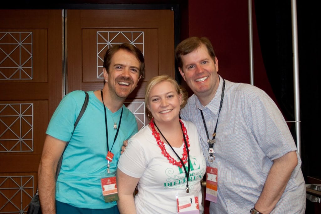 Justin Krieger, Louise Sharp and Brian King