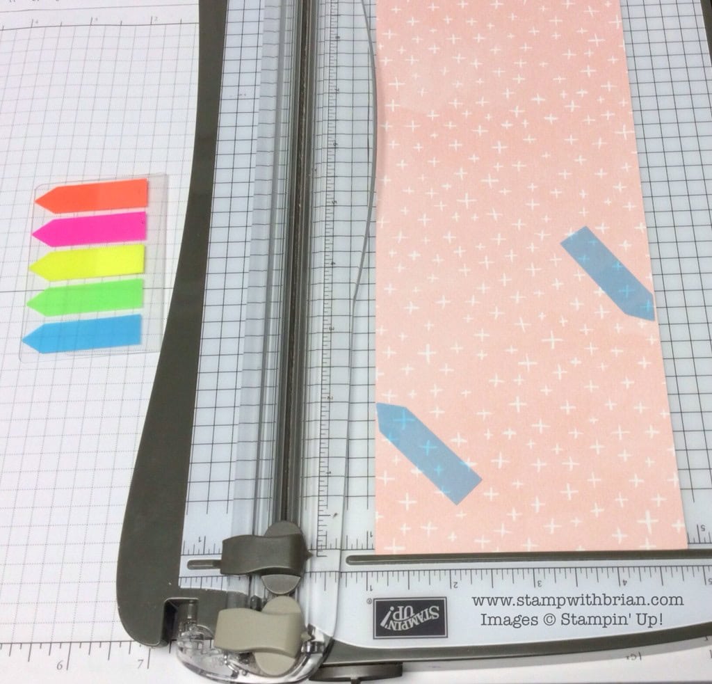 Cutting a Slant, Step 1, Stampin' Up!, Brian King Cutting a Slant, Step 1, Stampin' Up!, Brian King