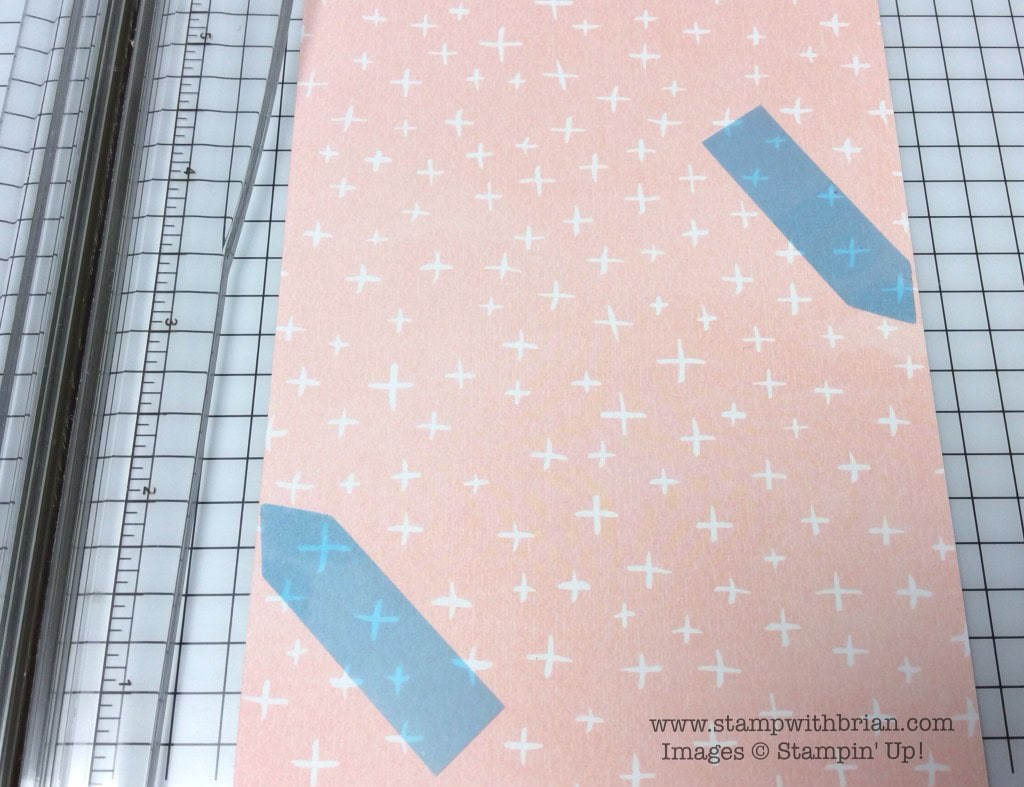 Cutting a Slant, Step 2, Stampin' Up!, Brian King Cutting a Slant, Step 2, Stampin' Up!, Brian King
