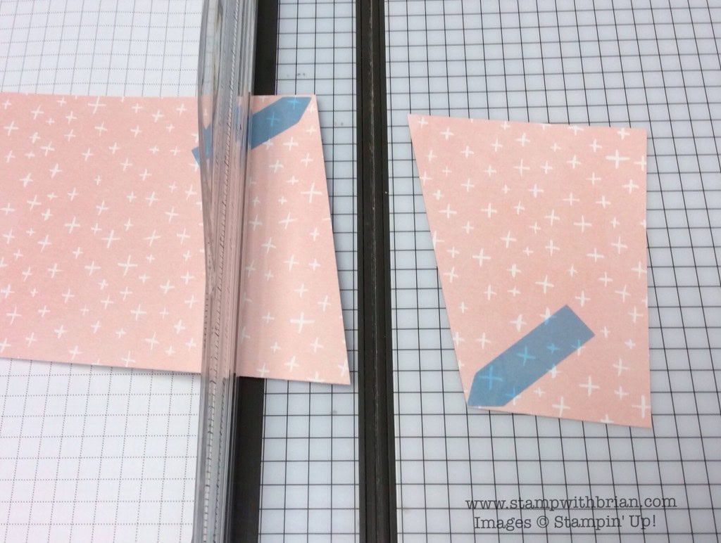 Cutting a Slant, Step 4, Stampin' Up!, Brian King Cutting a Slant, Step 4, Stampin' Up!, Brian King