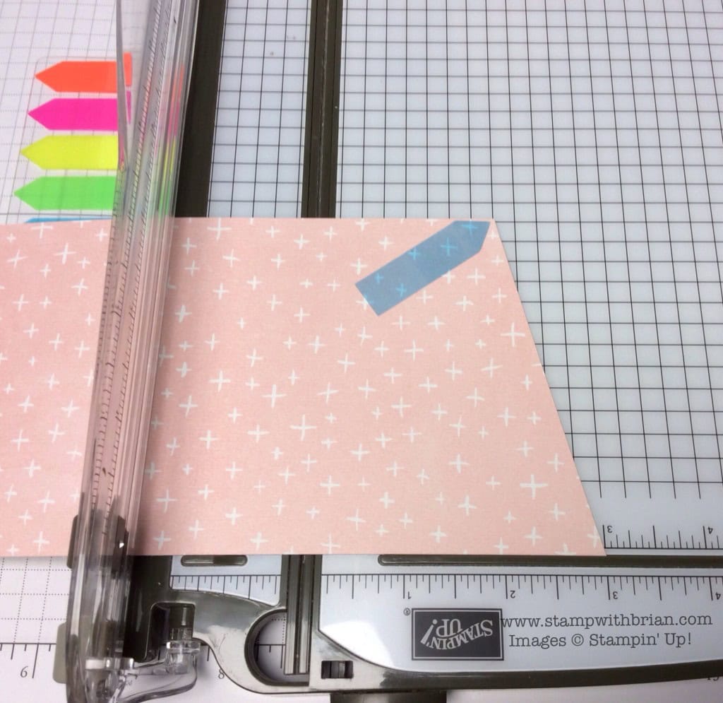 Cutting a Slant, Step 5, Stampin' Up!, Brian King Cutting a Slant, Step 5, Stampin' Up!, Brian King