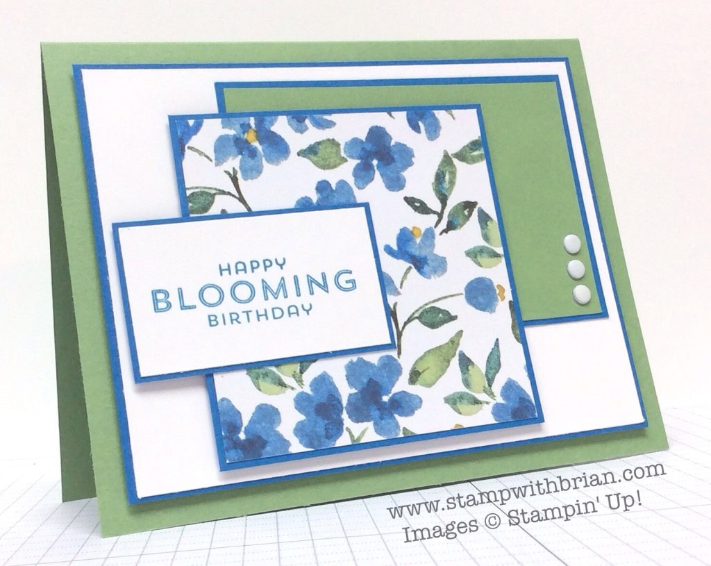 Flower Patch, Stampin' Up!, Brian King, MOJO379