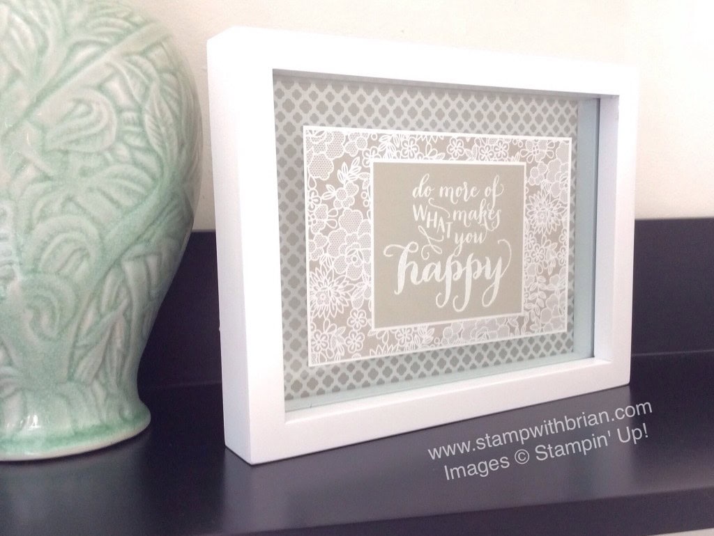 Hello Life, Stampin' Up!, Brian King, home decor