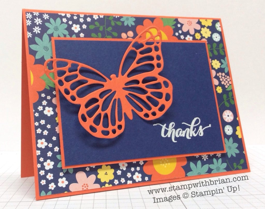 Another Thank You, Butterflies Thilit Dies,Stampin' Up!, Brian King