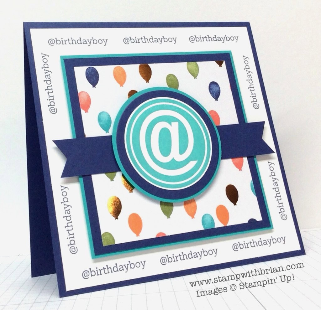 #hello, SoSocial, Stampin' Up!, Brian King, FabFri58