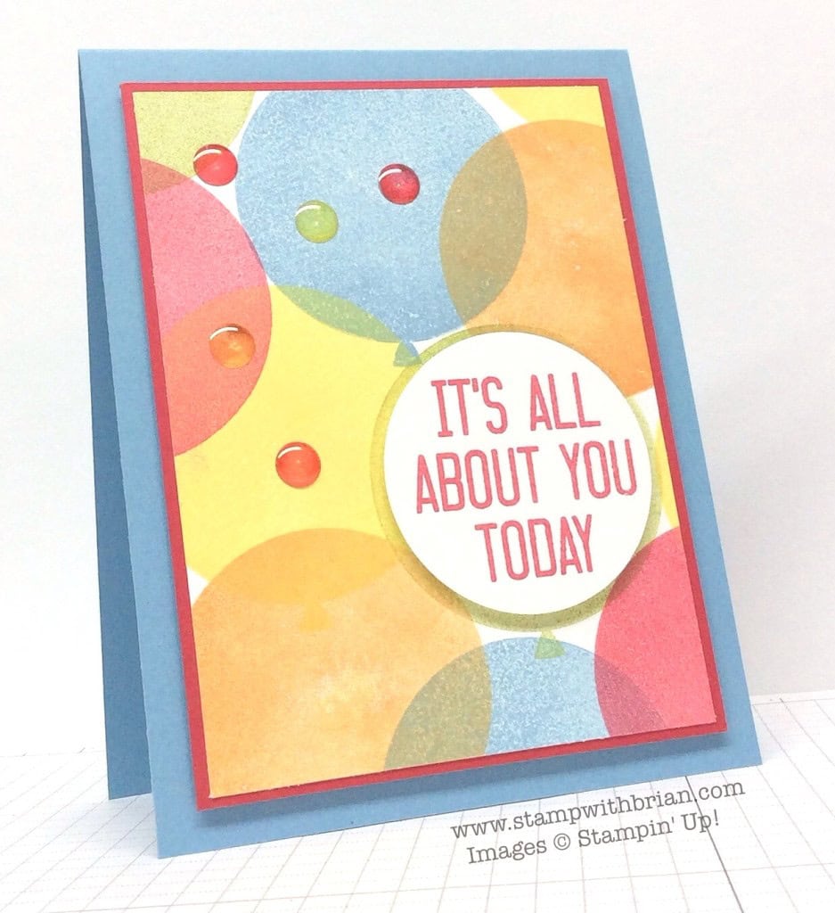 Celebrate Today, Hooray It's Your Day, Stampin' Up!, Brian King
