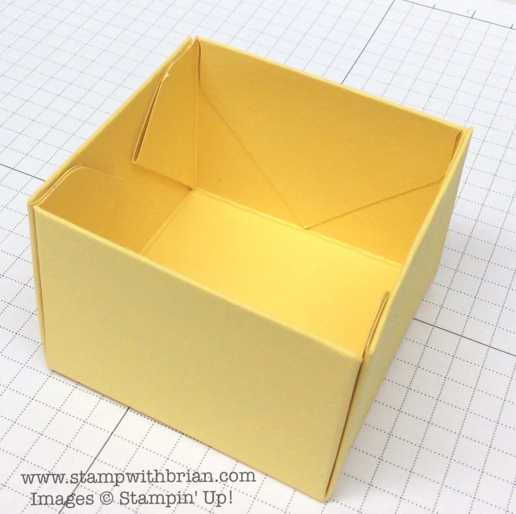 Creating an Open-Top Box with the Box Punch Board, Stampin' Up!, Brian King