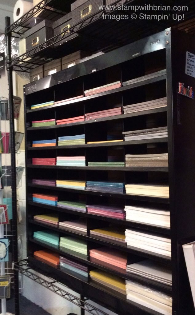 Paper Storage Ideas, Stampin' Up!, Brian King