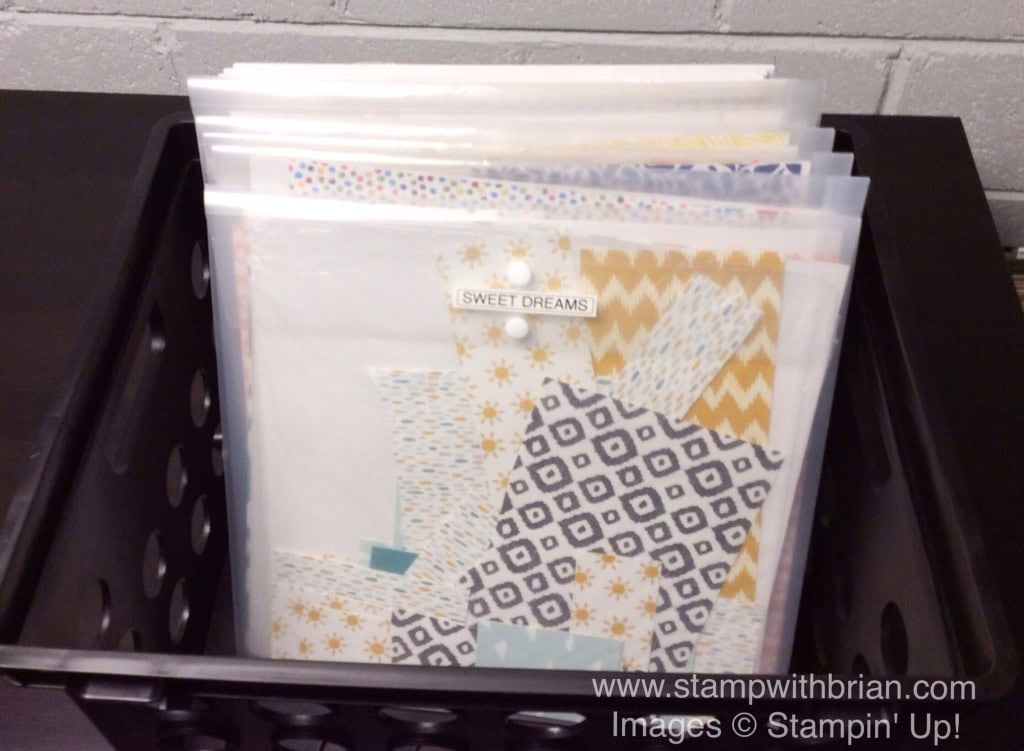 Paper Storage Ideas, Stampin' Up!, Brian King Paper Storage Ideas, Stampin' Up!, Brian King