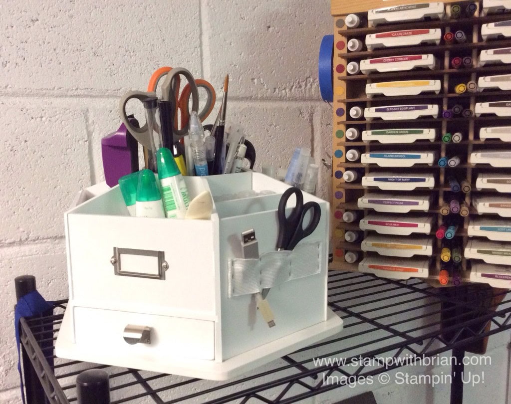 Punch and Ink Storage Ideas, Stampin' Up!, Brian King