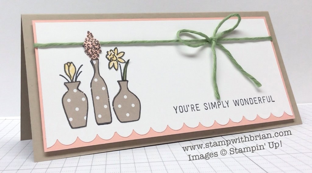 Vivid Vases, Simply Wonderful, Stampin' Up!, Brian King, FMS176, PP235