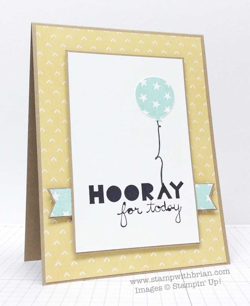 Geometrical, Balloon Bash, Stampin' Up!, Brian King, PPA250