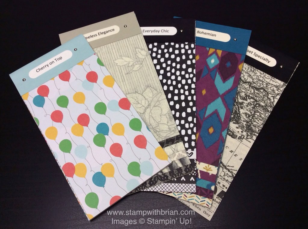 Designer Series Paper Swatch Books, Stampin' Up!, Brian King Designer Series Paper Swatch Books, Stampin' Up!, Brian King