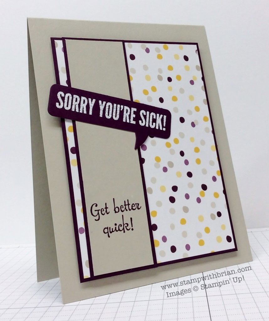 Fabulous Four, Stampin' Up!, Brian King, FMS184