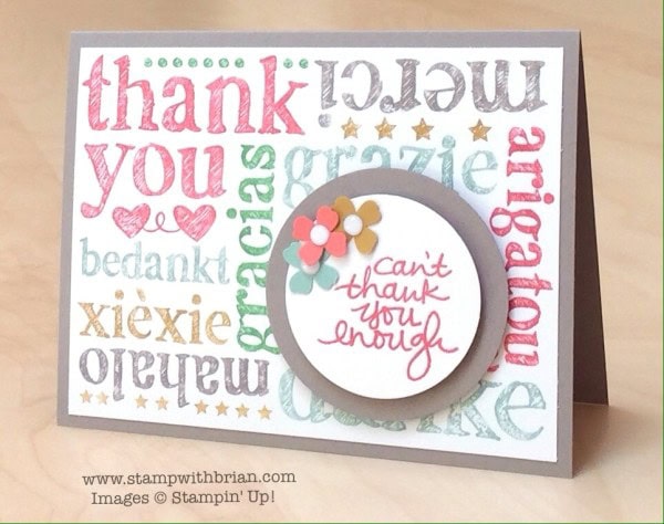 A World of Thanks, Lovely Amazing You, Stampin' Up!, Brian King, FabFri67