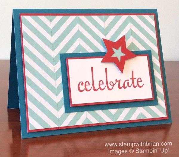 Fabulous Four, Medium Star punch, Stampin' Up!, Brian King, PP249