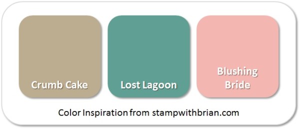 Stampin' Up! Color Inspiration: Crumb Cake, Lost Lagoon, Blushing Bride Stampin' Up! Color Inspiration: Crumb Cake, Lost Lagoon, Blushing Bride