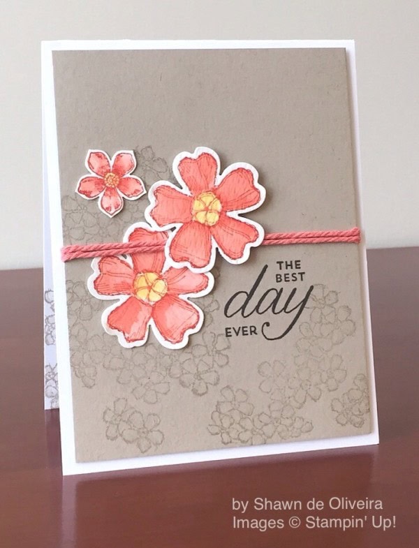 Birthday Blossoms, Petite Petals, Stampin' Up!, by Shawn de Oliveira