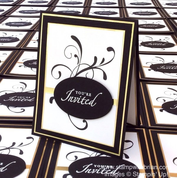 Everything Eleanor, Anniversary Invitations, Stampin' Up!, Brian King Everything Eleanor, Anniversary Invitations, Stampin' Up!, Brian King