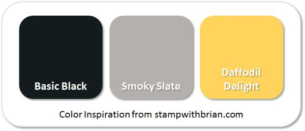 Stampin' Up! Color Inspiration: Basic Black, Smoky Slate, Daffodil Delight Stampin' Up! Color Inspiration: Basic Black, Smoky Slate, Daffodil Delight