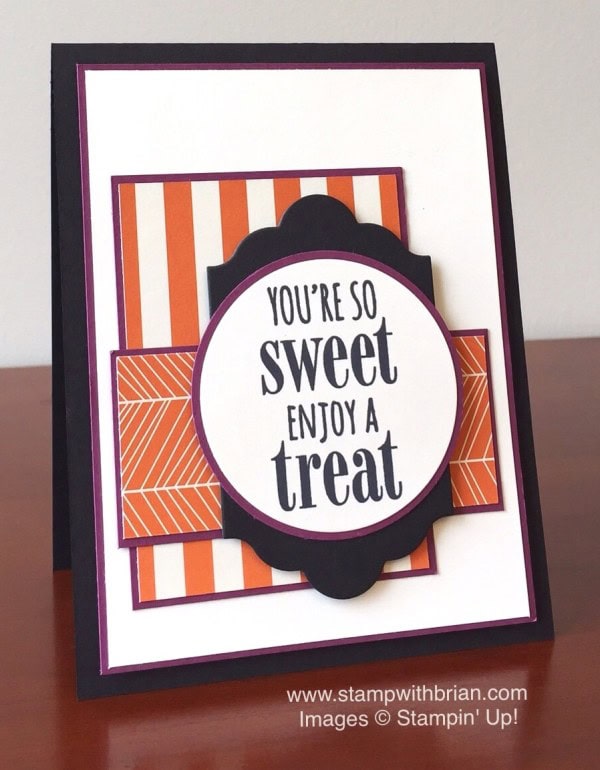 You're So Sweet, Happy Haunting Designer Series Paper, Stampin' Up!, Brian King, FMS201