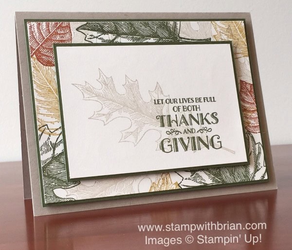 Vintage Leaves, Lighthearted Leaves, Stampin' Up!, Brian King Vintage Leaves, Lighthearted Leaves, Stampin' Up!, Brian King