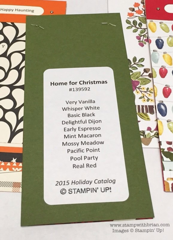 Designer Series Paper Swatch Books, Stampin' Up!, Brian King