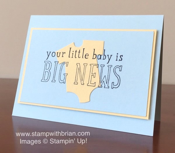 Big News, Stampin' Up!, Brian King, GDP003 Big News, Stampin' Up!, Brian King, GDP003