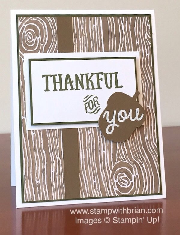 Thankful Forest Friends, Stampin' Up!, Brian King, FMS208 Thankful Forest Friends, Stampin' Up!, Brian King, FMS208