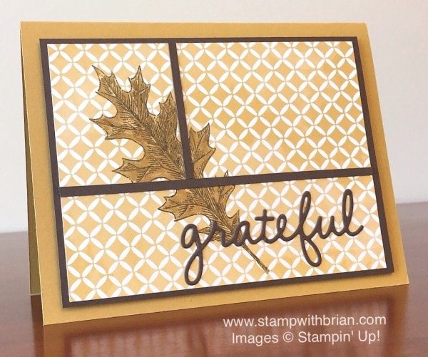 Vintage Leaves, Stampin' Up!, Brian King, FMS207 Vintage Leaves, Stampin' Up!, Brian King, FMS207
