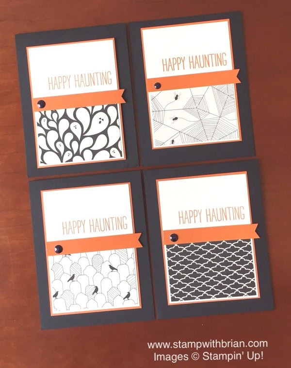 Cheer All Year, Happy Haunting Designer Series Paper, Stampin' Up!, Brian King