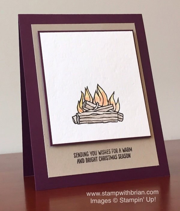 Festive Fireplace, Stampin' Up!, Brian King, PPA275