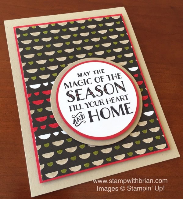 Cozy Christmas, Everyday Chic Designer Series Paper, Stampin' Up!, Brian King, GDP013