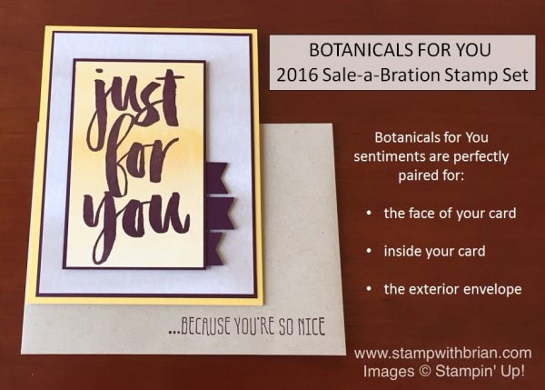 Botanicals for You, Perfectly Artistic Designer Series Paper, Stampin' Up!, Brian King Botanicals for You, Perfectly Artistic Designer Series Paper, Stampin' Up!, Brian King