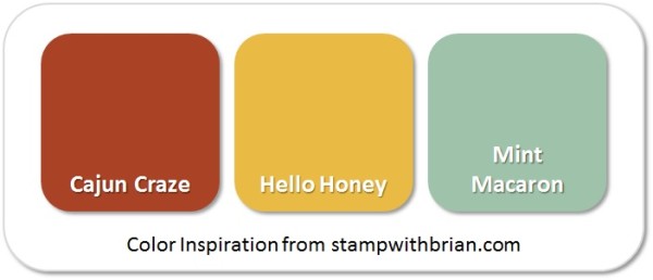 Stampin' Up! Color Inspiration: Cajun Craze, Hello Honey, Mint Macaron Stampin' Up! Color Inspiration: Cajun Craze, Hello Honey, Mint Macaron