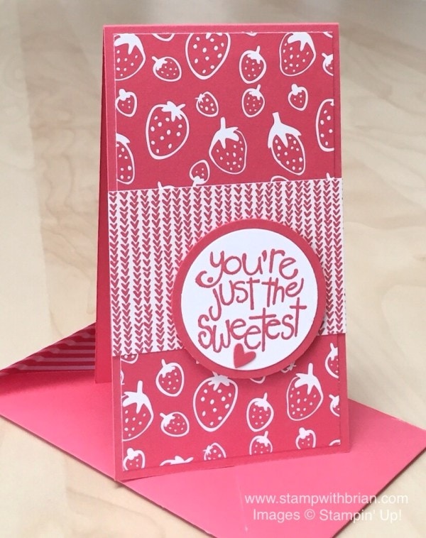 Apple of My Eye, Sweet Li'l Things Designer Series Paper, Stampin' Up!, Brian King