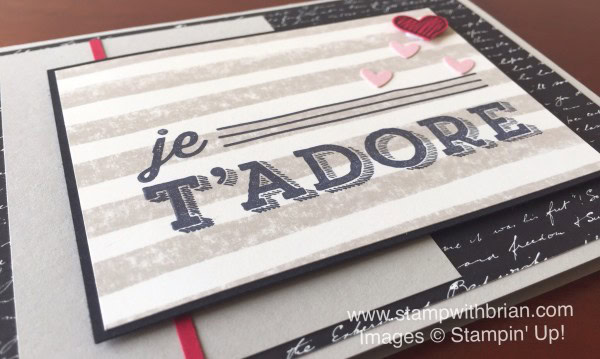En Toute Amiteie, Something to Say, Stampin' Up!, Brian King, FMS219, Valentine's Day Card