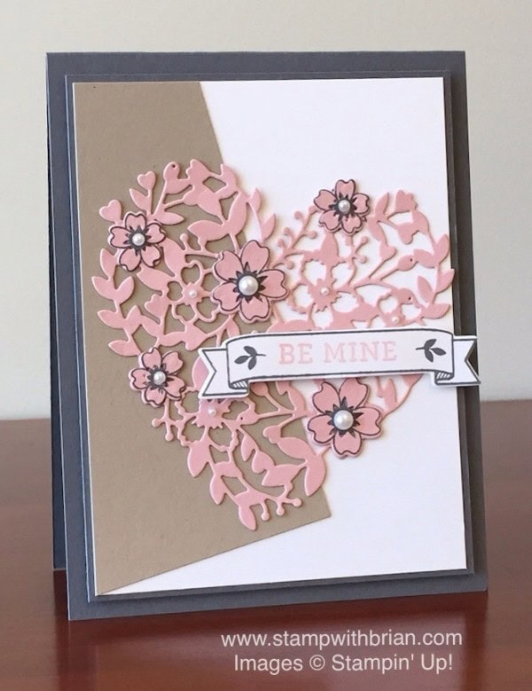 Bloomin' Heart Thinlits Die, Bloomin' Love, Large Numbers Framelits Dies, Stampin' Up!, Brian King, PPA284
