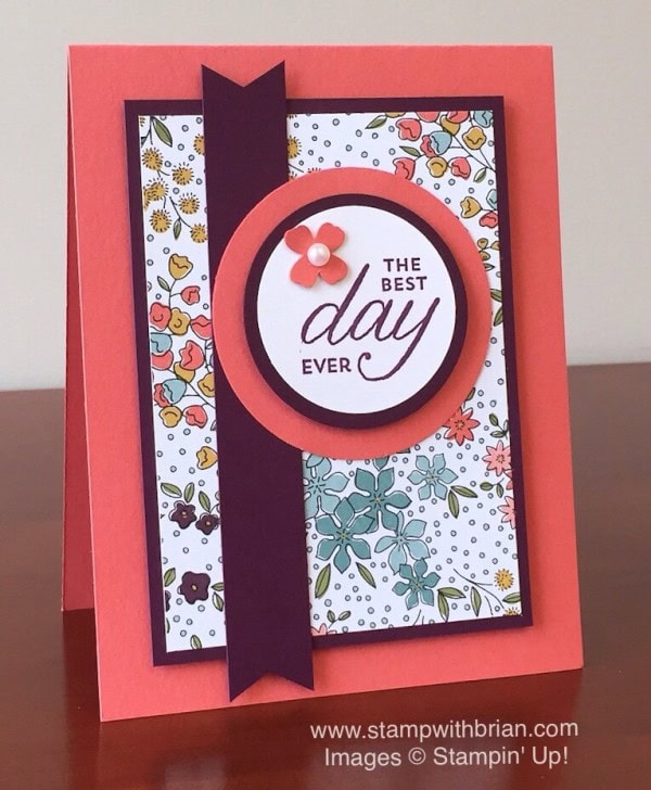 Birthday Blossoms, Wildflower Fields Designer Series Paper, Stampin' Up!, Brian King, PPA288 Birthday Blossoms, Wildflower Fields Designer Series Paper, Stampin' Up!, Brian King, PPA288