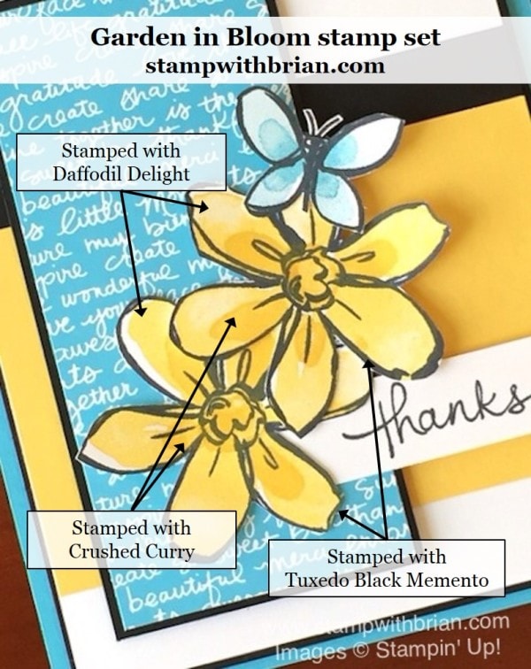 Garden in Bloom, Endless Thanks, Stampin' Up!, Brian King, PP284, CYCI#109 Garden in Bloom, Endless Thanks, Stampin' Up!, Brian King, PP284, CYCI#109