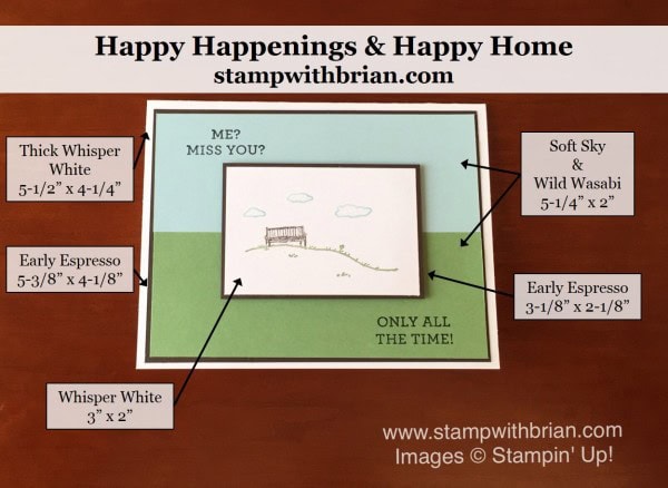 Happy Happenings, Happy Home, Stampin' Up!, Brian King Happy Happenings, Happy Home, Stampin' Up!, Brian King